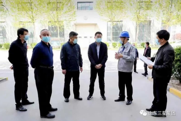 鄒平市委常委、宣傳部長，副市長商獻文來山東三星集團調研