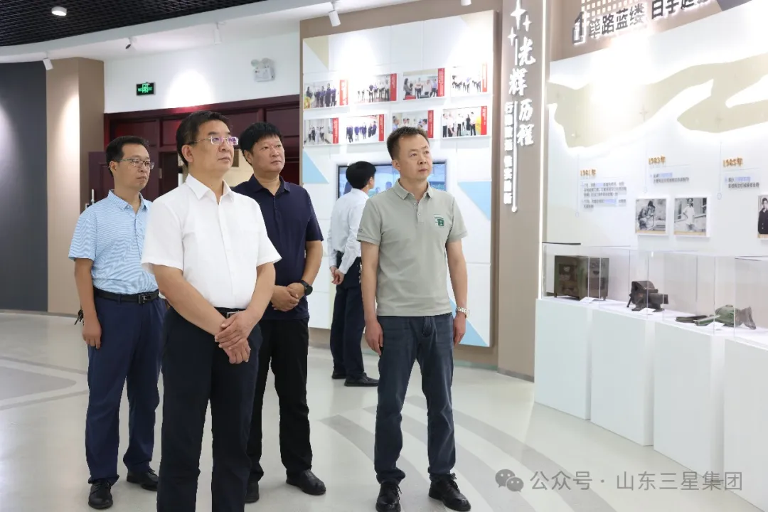 鄒平市農(nóng)業(yè)農(nóng)村局黨組書記、局長王奎一行來山東三星集團(tuán)調(diào)研